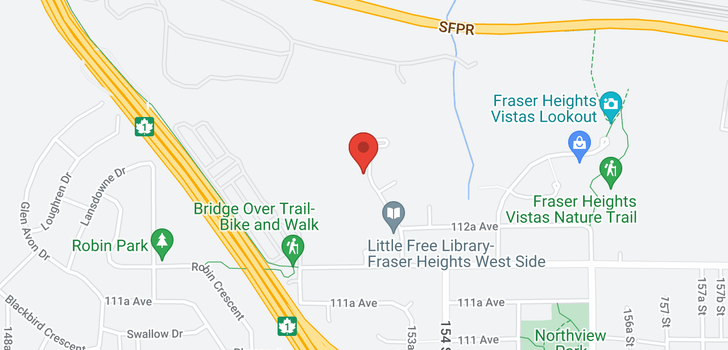 map of 11345 153A STREET